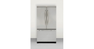 KitchenAid adds new ice and water dispenser to three-door cladded fridge freezer